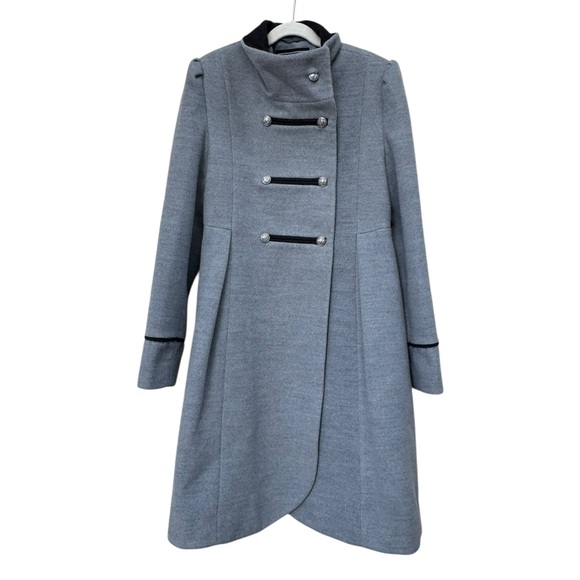 Rothschild Gray Double-Breasted Coat size 14 - Picture 6 of 8